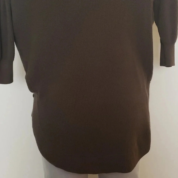 Final Sale Express Brown Asymmetrical Sweater - Picture 11 of 13